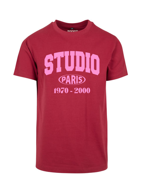 Curve T-shirt Studio Paris - Burgundy